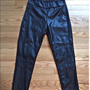 Vegan leather motto pants 🖤